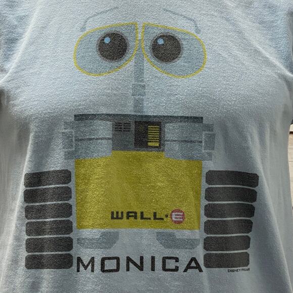 Disney Store Other - Walt Disney's Wall-E Monica TShirt Computer Animated Si-Fi Robot Disney Game
